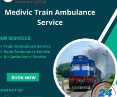Use Medivic Train Ambulance Services in Jabalpur for a Better Relocation Facility