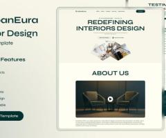 UrbanEura - Interior Design Agency Template for Framer - DesignToCodes