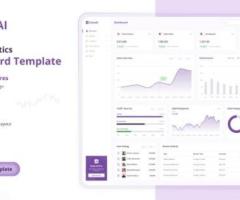 Free Figma Data Analytics Dashboard Template - DesignToCodes