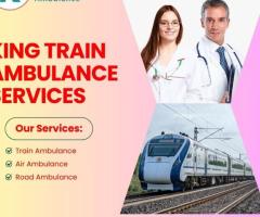 King Train Ambulance comes with the Trained Medical Team in Patna