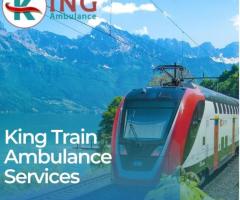 The process of booking a King Train Ambulance in Guwahati is simple