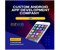Premium Android App Development Company in USA – OZVID Technologies