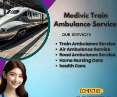 Medivic Train Ambulance Service in Guwahati offers affordable and dependable transportation