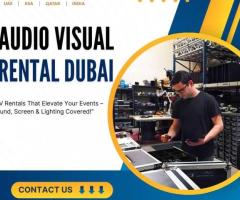 Who Provides Corporate Event AV Rental in Dubai?