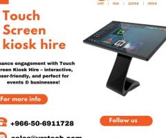 How to Choose the Best Touch Screen Kiosk Rental Service