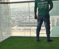Balcony Artificial Grass Dubai | Premium Green Spaces by SinaGrass
