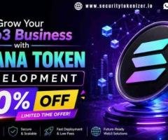 Grow Your Web3 Business with 40% OFF Solana Token Development