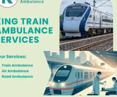 King Train Ambulance in Patna provides a Trained Team for Transfer