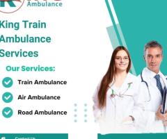 King Train Ambulance in Guwahati for the convenience of patients