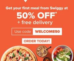 Swiggy is India's largest online food ordering and delivery platform.