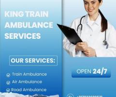 King Train Ambulance Service in Ranchi serves patients requiring specialized care