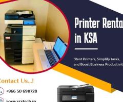 Short-Term & Long-Term Printer Rentals in KSA – Best Deals Await!