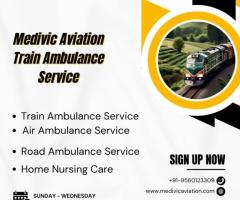 Medivic Aviation Train Ambulance Service in Ranchi for the Most Affordable Relocation