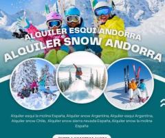 Alquiler de Snow en Andorra | Equipamiento Profesional en Ski Renting
