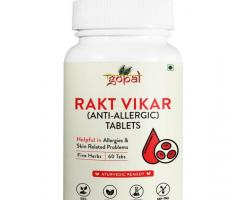 Rakt Vikar (AntiAllergic) Tablets By RAMGOPAL AYURVEDA