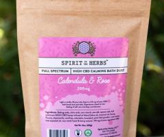 Buy Calendula & Rose Cbd Calming Bath Dust – Spirit Of The Herbs