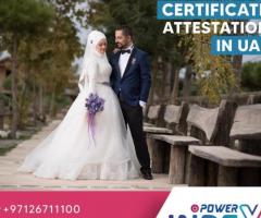 Marriage Certificate Attestation in Abu Dhabi