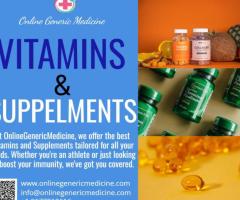 Shop Vitamins and supplements online | Only at OnlineGenericMedicine