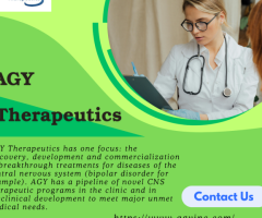 AGY Therapeutics Treatments For CNS Disorders