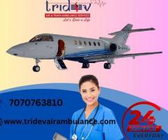 Tridev Air Ambulance in Vellore Onboard Staff Available