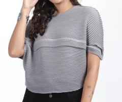 pleated tops for ladies