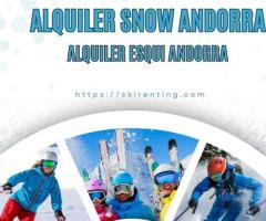 Alquiler snow baqueira España | Ski Renting
