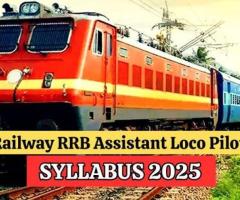 RAILWAY RRB LOCO PILOT SYLLABUS 2025