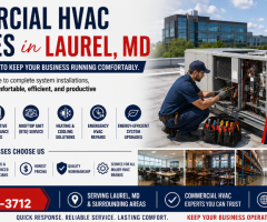 Commercial HVAC Services in Laurel, MD – Keep Your Business Running Comfortably