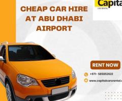 Cheap Car Hire At Abu Dhabi Airport