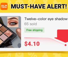 12 Color Eyeshadow Palette! Less Than $5.