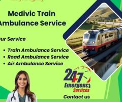 Medivic Aviation Train Ambulance in Ranchi makes your Transfer Journey Safe and Easy