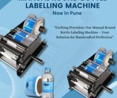 Manual Round Bottle Labelling Machine in Pune