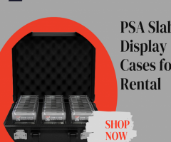 Protect PSA Slab Display Cases for Rental