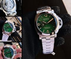 Panerai Luminor Marina Green Dial Swiss ETA Automatic Watch