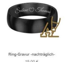Ring Männer Gravur