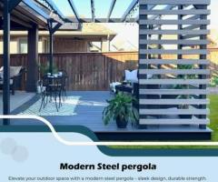 Steel Pergola Manufacturers | Smart Roofs and Fabs pergola