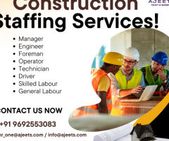 Top Construction Staffing Services in India, Nepal, Bangladesh