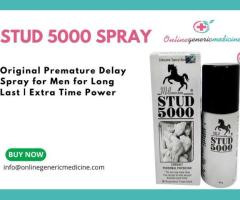 Stud 5000 Spray (Lidocaine Spray) for Men - Xylocaine