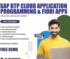 SAP Fiori Online Training | SAP BTP CAP  Training in India