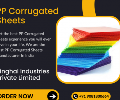 The Importance of Plastic Corrugated Sheets: Choosing Singhal Industries as the Best Manufacturer
