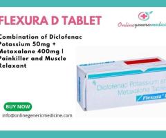 Buy Flexura D Tablet from Online Generic Medicine at affordable price