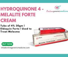 Buy Hydroquinone 4 – Melalite Forte Cream from Online Generic Medicine