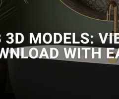 Elevate Your Designs with Premium 3D Bathroom Models & Textures