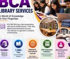 KLE SNC Library Services - BCA Admissions in Bangalore