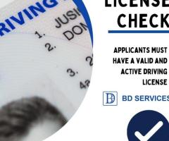 Driving License Check by BD Services
