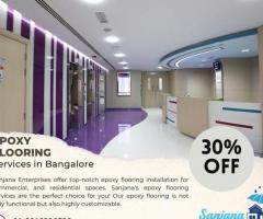 Best Epoxy Flooring Services in Bangalore - Sanjana Enterprises