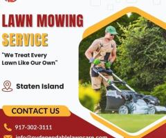 Lawn Mowing Service in Staten Island