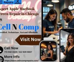 Expert Apple MacBook Screen Repair in Chicago by Certified Cell N Comp