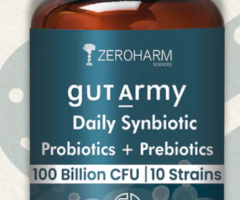 Gut Army Probiotic & Prebiotic Capsules - Zeroharm