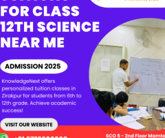 Tuitions For Class 12th Science Near Me